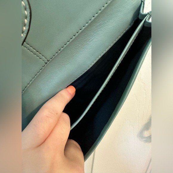 VINTAGE ROBIN EGG BLUE COACH WALLET IN GREAT CONDITION - Picture 8 of 13